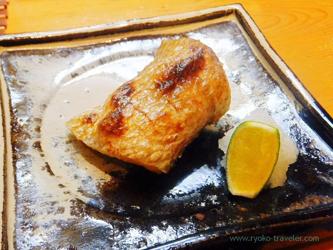 Grilled blackthroat seaperch nor nodoguro, MIyakozushi (Bakuro^Yokoyama)